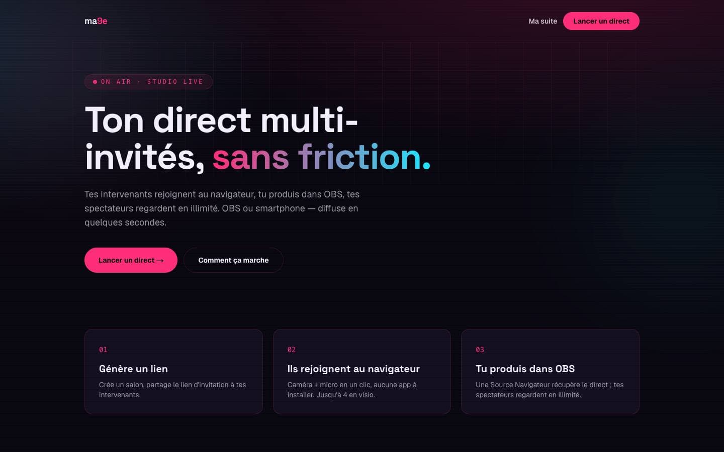 Aperçu du site ma9e.com