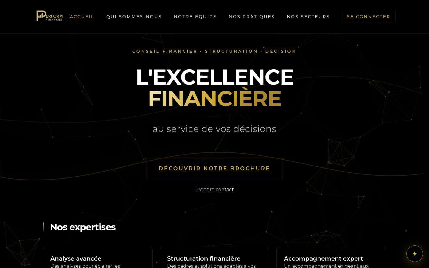 Aperçu du site performfinances.com