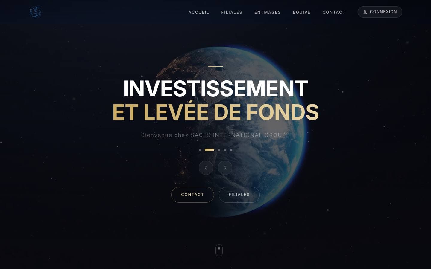 Aperçu du site sages-international-groupe.com